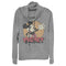 Junior's Mickey & Friends Retro Mickey Mouse Cowl Neck Sweatshirt