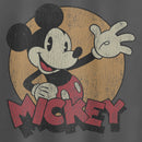 Junior's Mickey & Friends Retro Mickey Mouse Racerback Tank Top