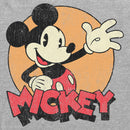 Men's Mickey & Friends Retro Mickey Mouse Long Sleeve Shirt