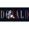 Girl's Mickey & Friends Donald Duck Colorful Text T-Shirt