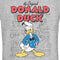 Junior's Mickey & Friends Donald Duck Original Art T-Shirt