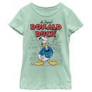 Girl's Mickey & Friends Donald Duck Original Art T-Shirt