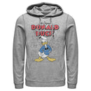 Men's Mickey & Friends Donald Duck Original Art Pull Over Hoodie