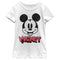 Girl's Mickey & Friends Mickey Mouse Retro Headshot T-Shirt