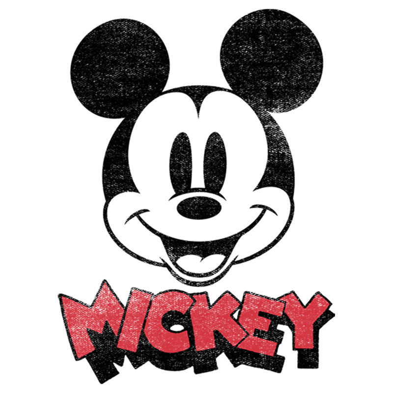 Boy's Mickey & Friends Mickey Mouse Retro Headshot T-Shirt