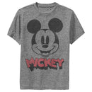 Boy's Mickey & Friends Mickey Mouse Retro Headshot Performance Tee