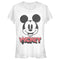 Junior's Mickey & Friends Mickey Mouse Retro Headshot T-Shirt