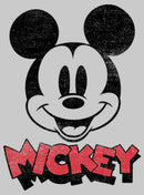 Men's Mickey & Friends Mickey Mouse Retro Headshot Sweatshirt