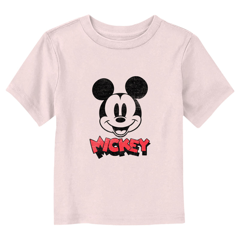Toddler's Mickey & Friends Headshot Retro Logo T-Shirt