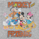 Toddler's Mickey & Friends Distressed Classic Group T-Shirt