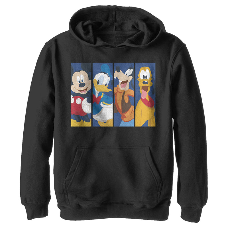 Boy's Mickey & Friends Mickey Mouse Best Friend Panels Pull Over Hoodie