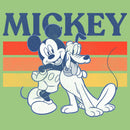 Girl's Mickey & Friends Retro Pluto and Mickey Mouse T-Shirt