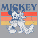 Men's Mickey & Friends Retro Pluto and Mickey Mouse Sweatshirt