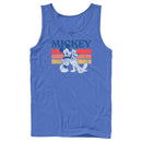 Men's Mickey & Friends Retro Pluto and Mickey Mouse Tank Top