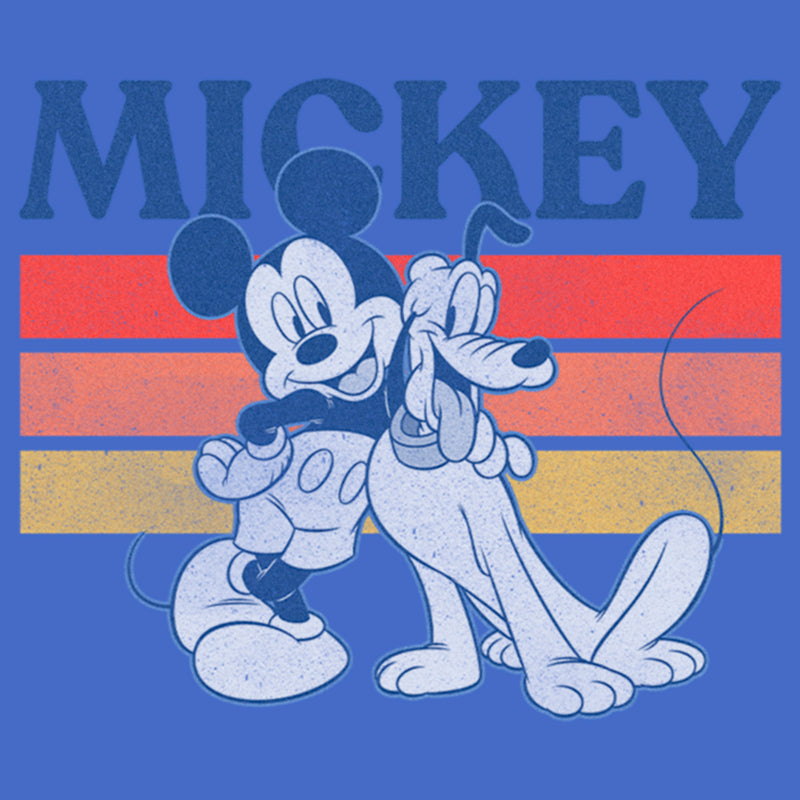 Men's Mickey & Friends Retro Pluto and Mickey Mouse Tank Top