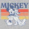Junior's Mickey & Friends Retro Pluto and Mickey Sweatshirt