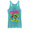 Women's Mickey & Friends 80s Group Logo Racerback Tank Top