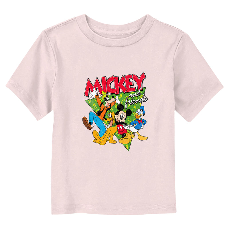 Toddler's Mickey & Friends 90s Vibe Friends T-Shirt