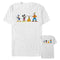 Men's Mickey & Friends Waving Friends Front and Back T-Shirt