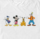 Men's Mickey & Friends Waving Friends Front and Back T-Shirt