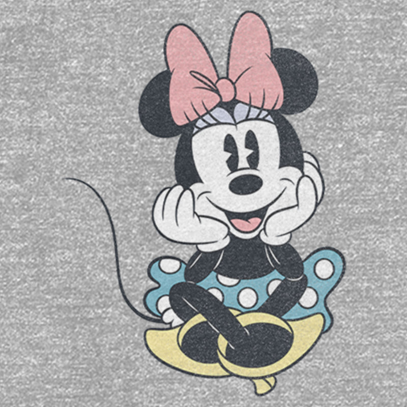 Toddler's Mickey & Friends Distressed Retro Minnie Sitting T-Shirt