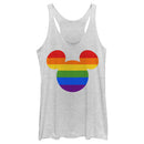 Women's Mickey & Friends Rainbow Ears Racerback Tank Top