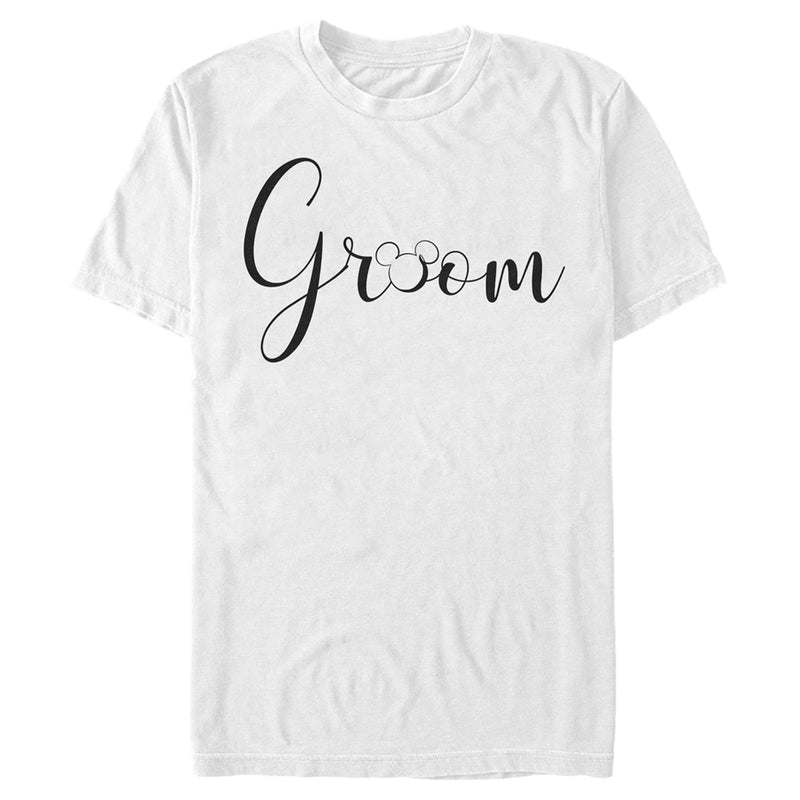 Men's Mickey & Friends Groom Silhouette T-Shirt