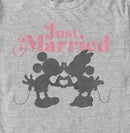 Men's Mickey & Friends Just Married Silhouettes T-Shirt