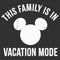 Men's Mickey & Friends This Family Is in Vacation Mode Pull Over Hoodie