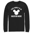 Men's Mickey & Friends This Family Is in Vacation Mode Long Sleeve Shirt