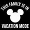 Men's Mickey & Friends This Family Is in Vacation Mode Long Sleeve Shirt