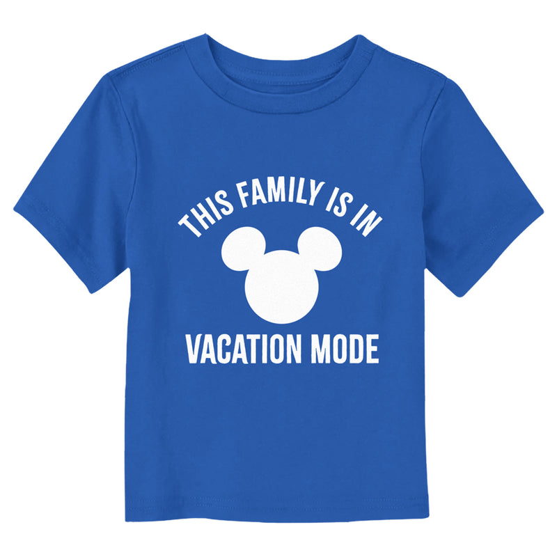 Toddler's Mickey & Friends This Family is in Vacation Mode Classic Silhouette T-Shirt