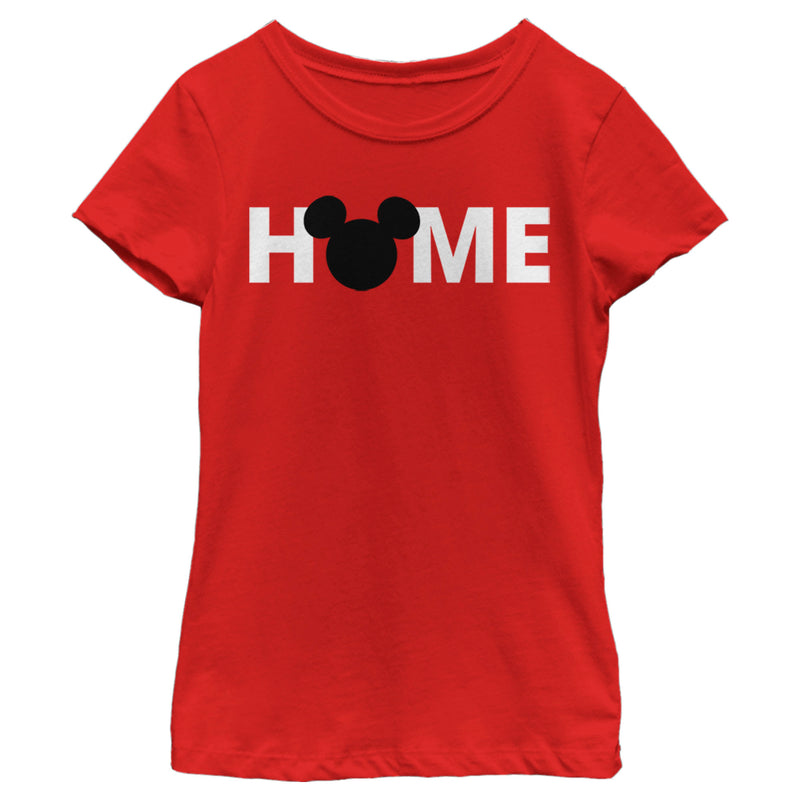 Girl's Mickey & Friends Mickey Mouse Home Iconic Ears T-Shirt