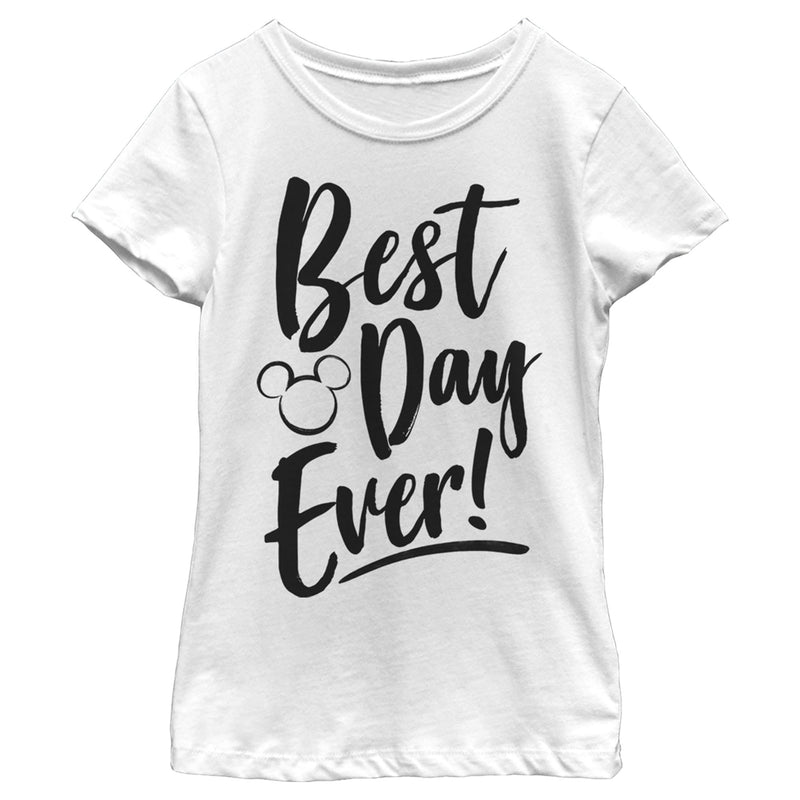 Girl's Mickey & Friends Mickey Mouse Best Day Ever T-Shirt