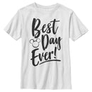 Boy's Mickey & Friends Mickey Mouse Best Day Ever T-Shirt
