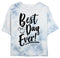 Junior's Mickey & Friends Best Day Ever Quote T-Shirt