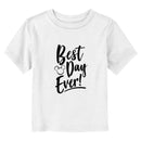 Toddler's Mickey & Friends Best Day Ever Silhouette Logo T-Shirt