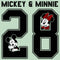 Girl's Mickey & Friends Mickey & Minnie Jersey T-Shirt