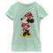 Girl's Mickey & Friends Polka Dot Minnie Pose T-Shirt