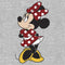 Junior's Mickey & Friends Polka Dot Minnie Portrait Sweatshirt