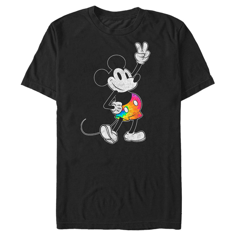 Men's Mickey & Friends Mickey Tie Dye Pants Portrait T-Shirt