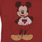 Women's Mickey & Friends Distressed Heart T-Shirt