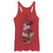 Women's Mickey & Friends Faded Retro Minnie Racerback Tank Top