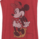 Women's Mickey & Friends Faded Retro Minnie Racerback Tank Top