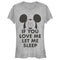 Junior's Mickey & Friends If You Love Me Let Me Sleep T-Shirt