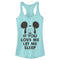 Junior's Mickey & Friends If You Love Me Let Me Sleep Racerback Tank Top