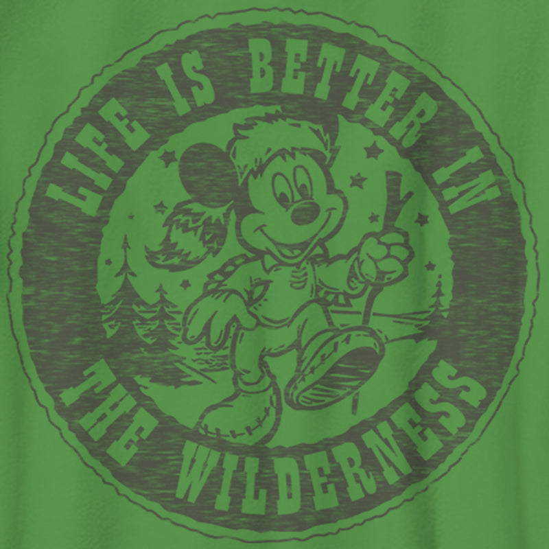 Boy's Mickey & Friends Mickey Mouse Life is Better in the Wilderness T-Shirt