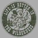 Boy's Mickey & Friends Mickey Mouse Life is Better in the Wilderness T-Shirt