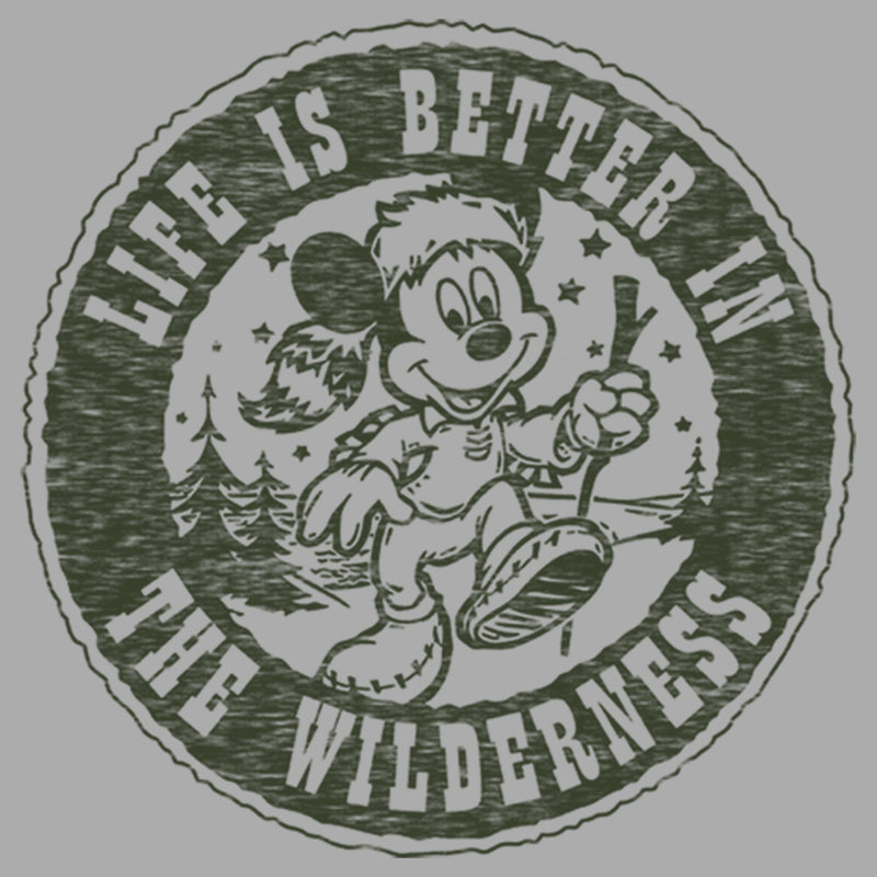 Boy's Mickey & Friends Mickey Mouse Life is Better in the Wilderness T-Shirt