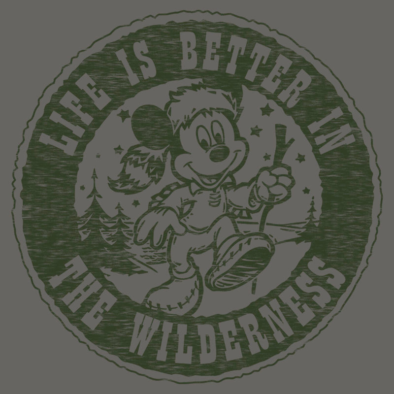 Junior's Mickey & Friends Life is Better in the Wilderness Sweatshirt